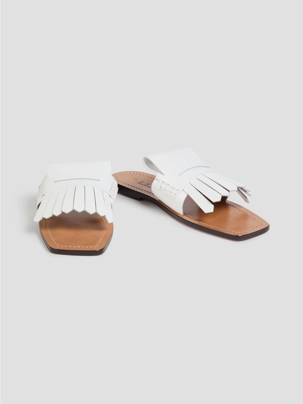 MARNI Fringed Leather Sandals